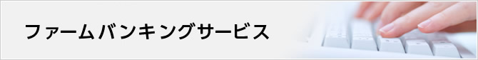 ファームバンキングサービス