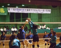 ママさんバレーボール大会の支援