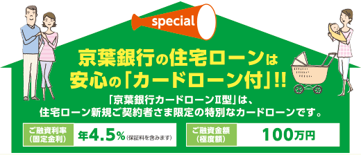 京葉銀行住宅ローンのライフプラン応援ポイント イメージ