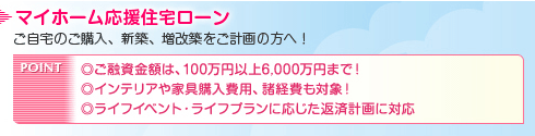 マイホーム応援住宅ローン