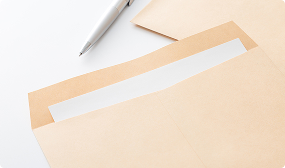 仮審査結果のお知らせ