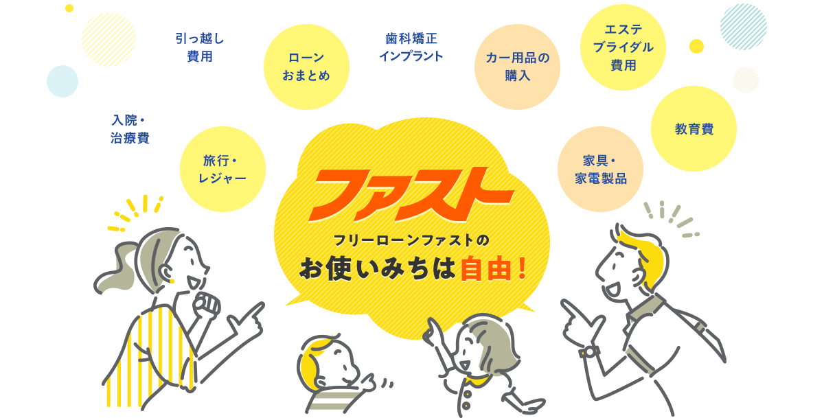 ファスト　フリーローンファストのお使いみちは自由