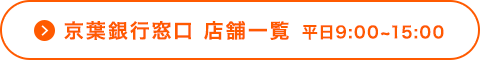 京葉銀行窓口 店舗一覧 平日9:00~15:00
