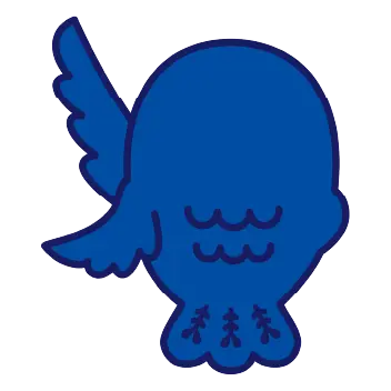 ケイヨウインコの後ろ姿