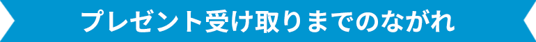 プレゼント受け取りまでのながれ