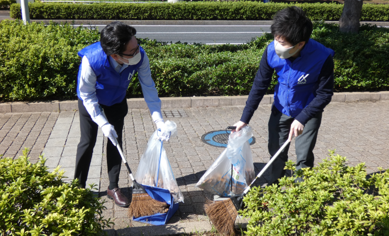 千葉みなと本部周辺清掃活動