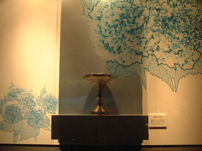 銅の花器